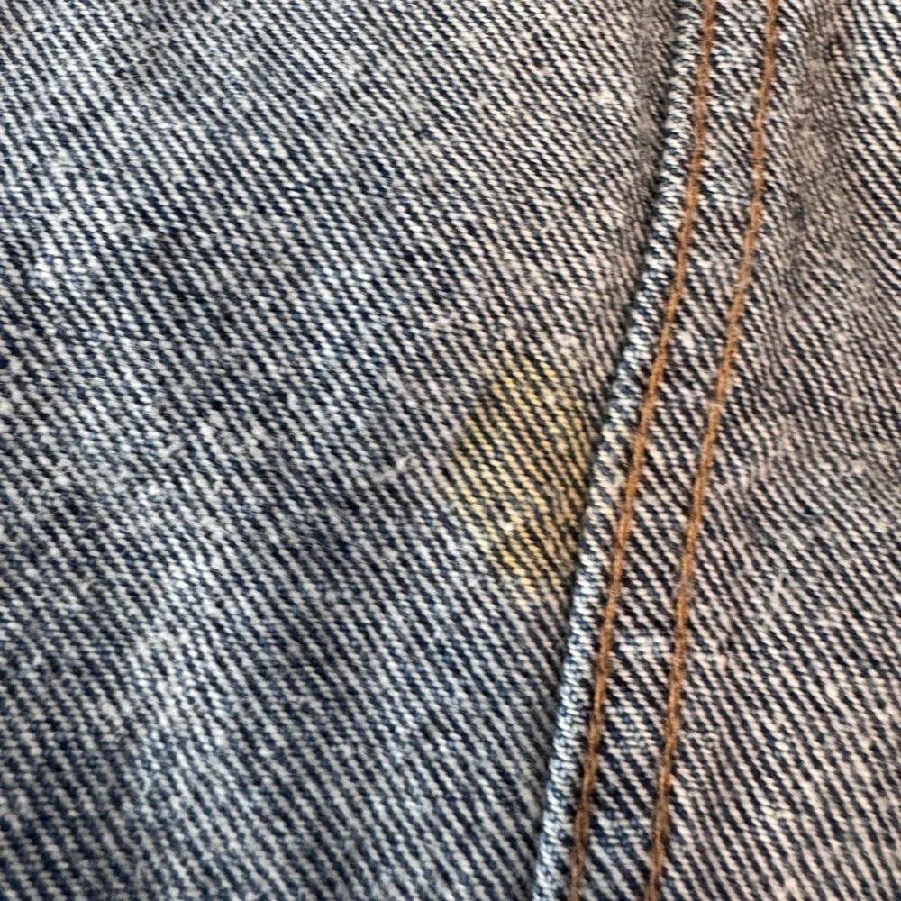 vintage Lee kids' blue denim trucker jacket, likely from the 1980s size 6